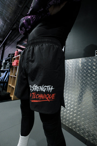 ASNT Black Training Shorts